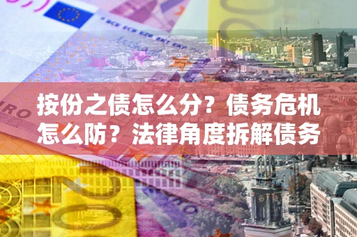 济南按份之债怎么分？债务危机怎么防？法律角度拆解债务分配与风险自保指南