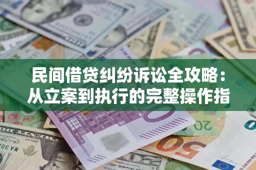 济南民间借贷纠纷诉讼全攻略：从立案到执行的完整操作指南