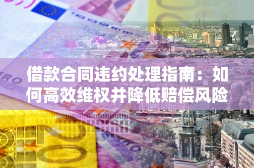 济南借款合同违约处理指南：如何高效维权并降低赔偿风险？