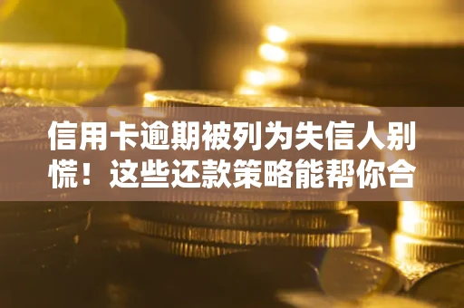 济南信用卡逾期被列为失信人别慌！这些还款策略能帮你合法止损